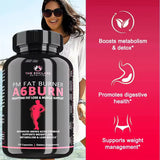 Fat Burner, Weight Loss Supplement, Healthy Weight Loss, Burn Belly Fat, Nutritional Supplement for Sleep Aid, 60 Count