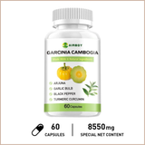 Garcinia Cambogia Capsules with Green Tea, Turmeric & Black Pepper, Herbal Supplement, 60 count
