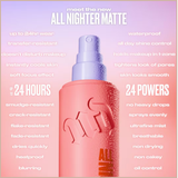 All Nighter Waterproof Matte Setting Spray – 24HR Makeup Hold, Oil Control & Matte Finish