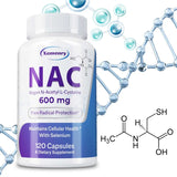 NAC 600mg Antioxidant Support Capsules, 60 Count
