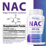 NAC 600mg Antioxidant Support Capsules, 60 Count