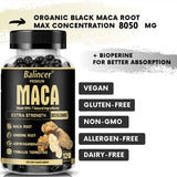 Maca Root & Ginseng Vitality Support Capsules, 60Count