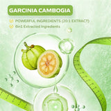 Garcinia Cambogia Capsules with Green Tea, Turmeric & Black Pepper, Herbal Supplement, 60 count