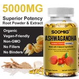 Organic Ashwagandha Stress & Energy Support Capsules, 60 Count