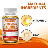 Liposomal Vitamin C with Zinc Capsules, 120 Count
